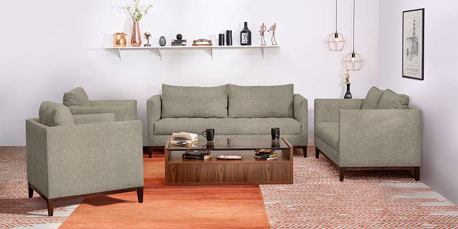 Florence Compact Sofa (Mist Brown)